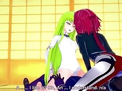 CC and Kallen have fun with Lelouch : Code Geass Parody