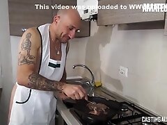 Busty Amateur Milf 1st Time Anal On Casting Couch With Omar Galanti