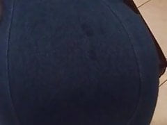 Spanking asian ass