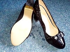 Cum on new shoes