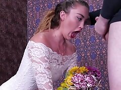 Cock sucking BDSM slave slut submits