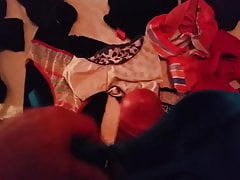 cumming on dirty panties