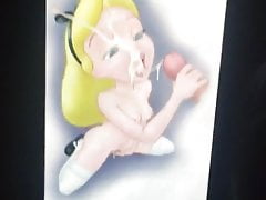 Sexy Alice in wonderland cum tribute facial