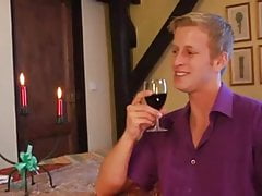 Busty Waitress gets it in her arse