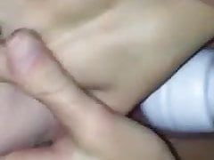 Wife fucks huge hung dildo cums 8 times