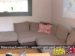 FakeAgentUK British chick with massive tits gives anal