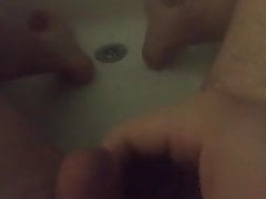 Showing my uncut Cock