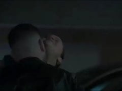 Ripping pantyhose and sex on parking-HOT