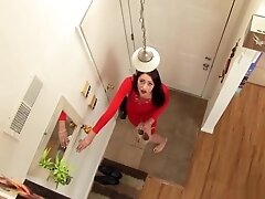 Hot teen 18+ Avi Love Deepthroats Daddys Cock