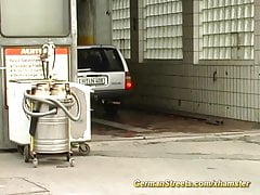 german wife picked up for hot car sex