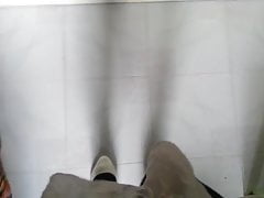 White Patent Pumps with Black Pantyhose Teaser 4