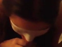 Submissive sex slave sucks BBC