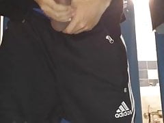 Jerking Off Walmart washroom