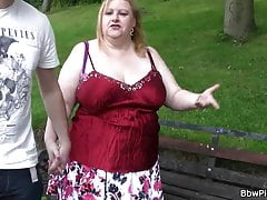 Street hooker fucks busty plumper