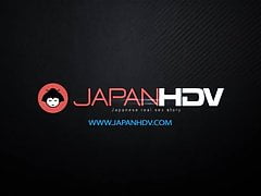Asian slut has a dildo session with not her pops