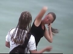 Seaside Nudist beach Milfs Hidden Vid