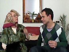 He fucks lonely 60 years old blonde granny neighbor