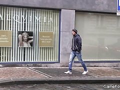 Unexpected gay sex for hetero cutie