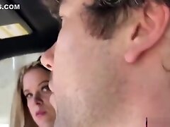 babe hitchhiking picked up for amateur casting