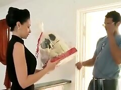 Hawt Babe With Large Tits Sucks And Rides Wildly