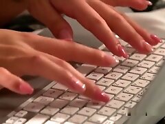 Sexy Lesbian Lovers Tribbing In Bed