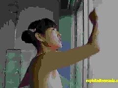 Jav Amateur teen 18+ Babe Chia Kinoshita Teases Oiling Her Tight Body Then Showering Extremely Cute Gravure Girl