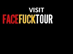 Curvy Big Tits Chubby Whore Dripping Cum Rough Deep Throat Face Fucking