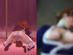 Kasumi (DOA) Pole Dances & Gets Fucked