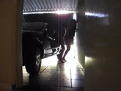 Tgirl Bareback Fucked In Garage