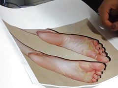 cum tribute at SweetLucy88 feet!!!